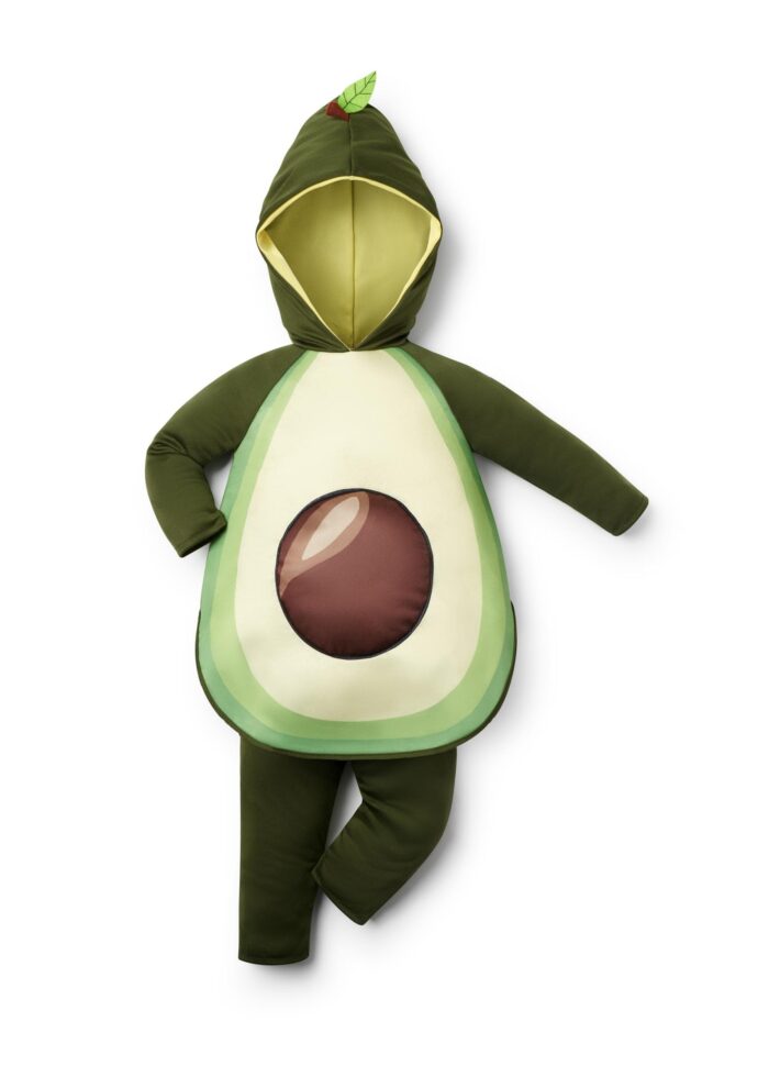 disfraz de aguacate para bebés