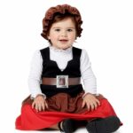 disfraz de mesonera medieval para bebé