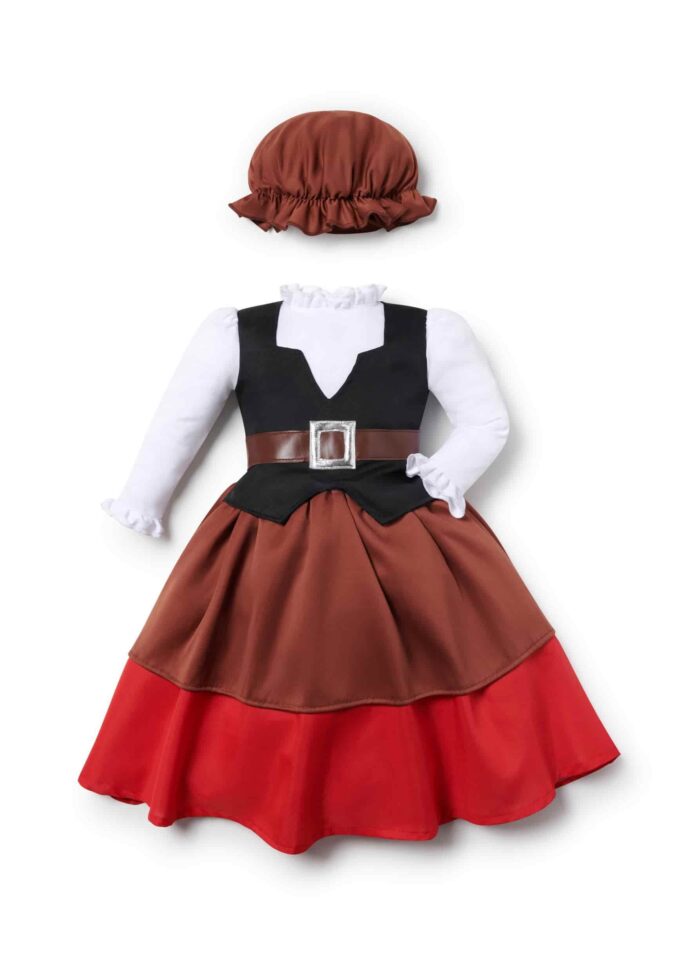 disfraz de mesonera medieval para bebé