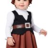 disfraz de mesonera medieval para bebé