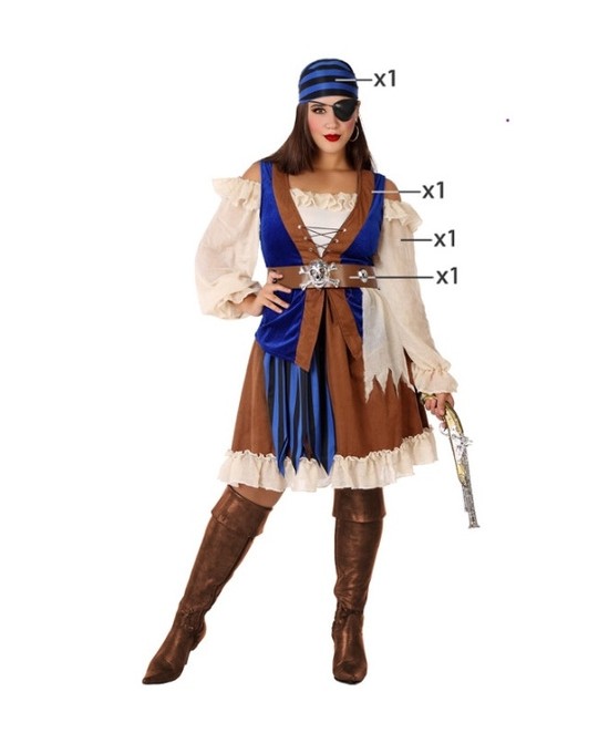 disfraz pirata para mujer