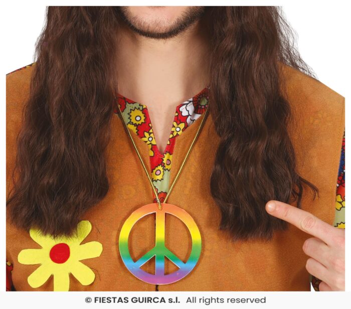colgante de hippie multicolor