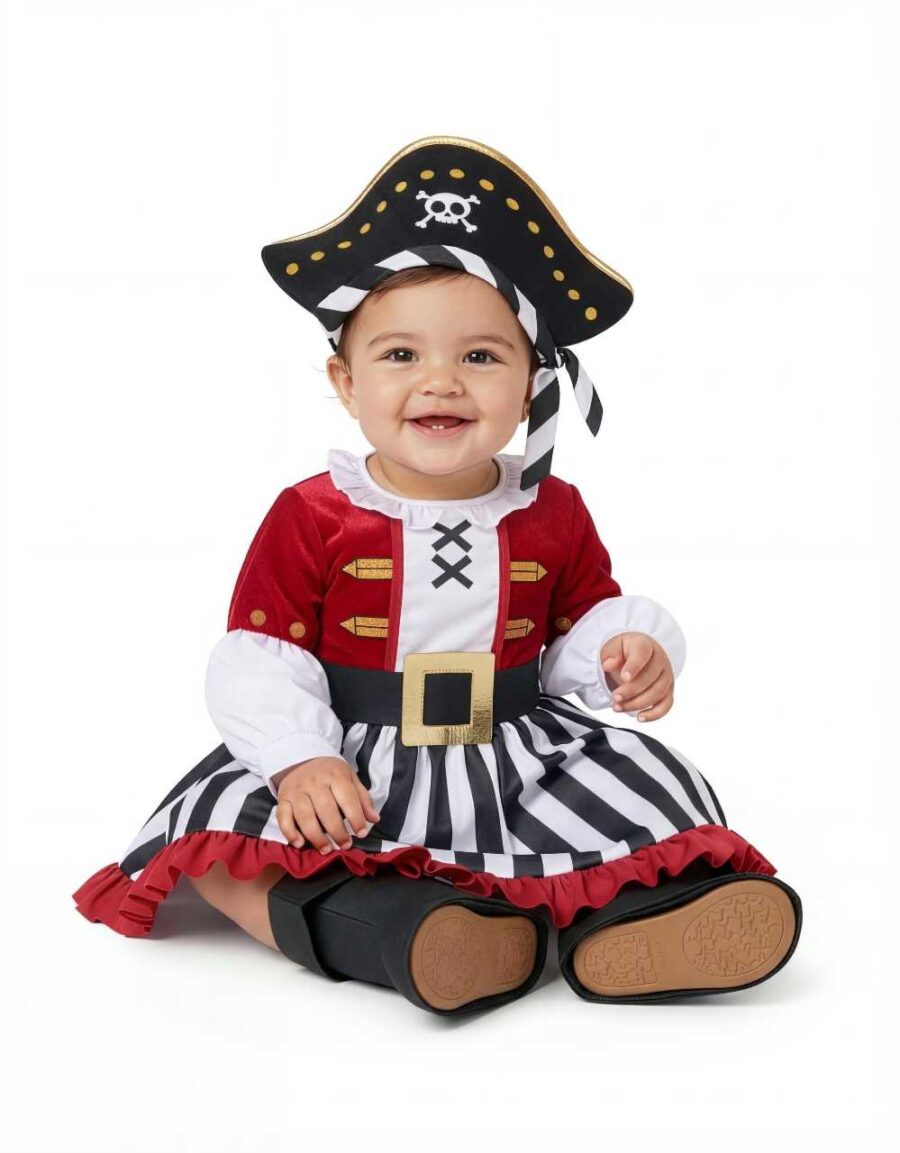 disfraz de pirata para bebé niña
