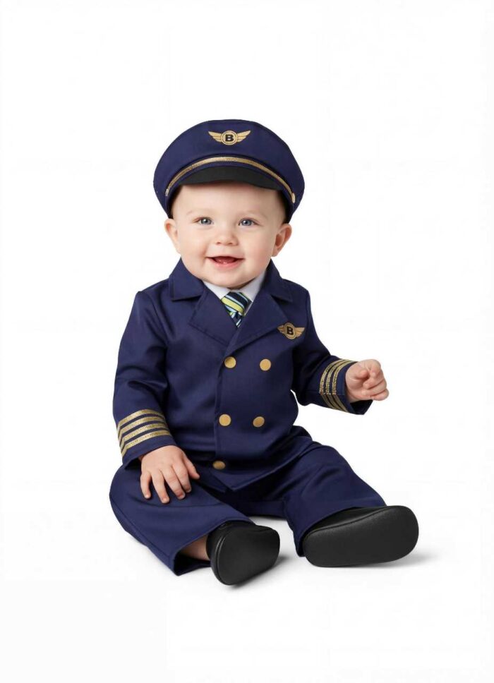 disfraz de piloto de avión para bebé