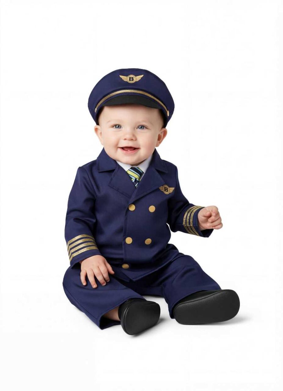 disfraz de piloto de avión para bebé