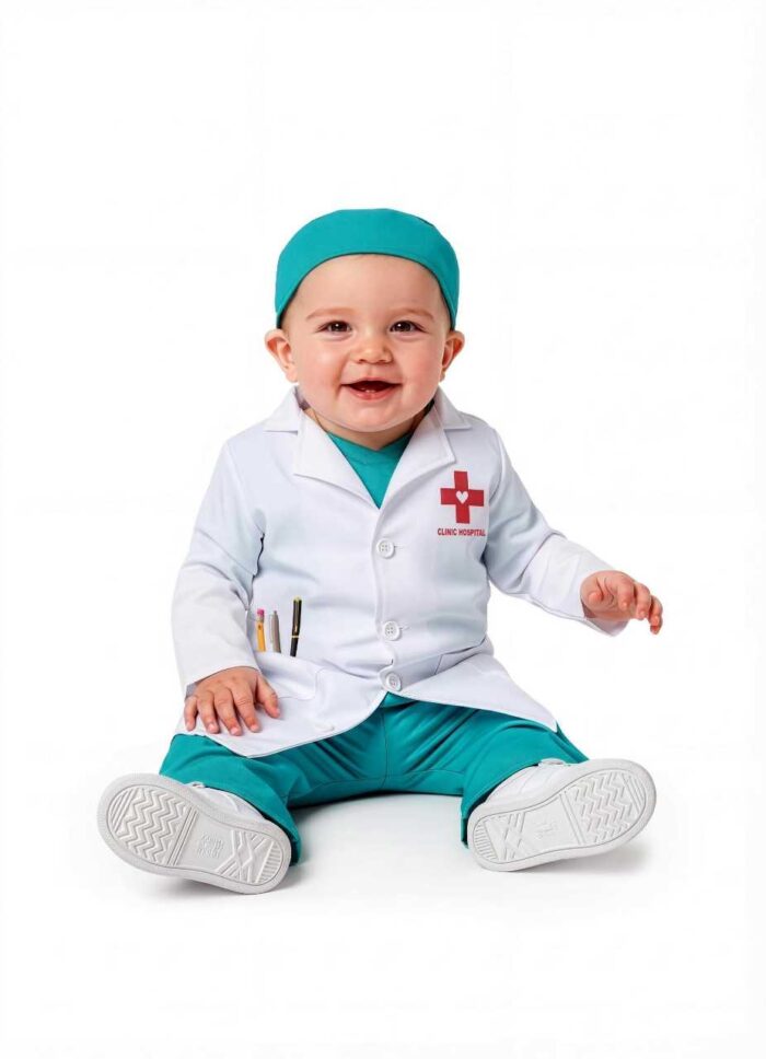 disfraz de doctor o médico para bebé