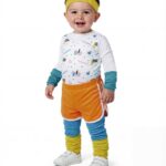 disfraz de aerobic años 80 para bebe