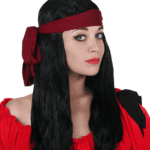 peluca pirata de mujer