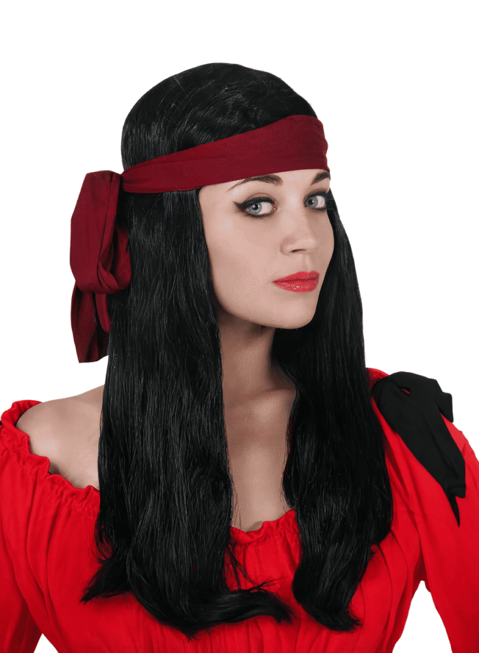 peluca pirata de mujer