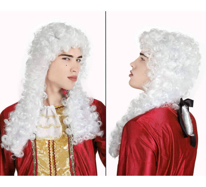 peluca de época para hombre