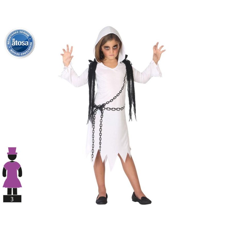 disfraz de fantasma para niña