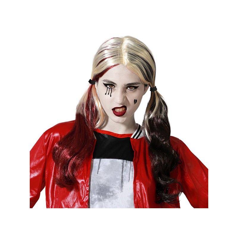 peluca de harley quinn para mujer