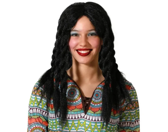 peluca de rastas negra