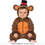 disfraz pequeño oso robot de bebé