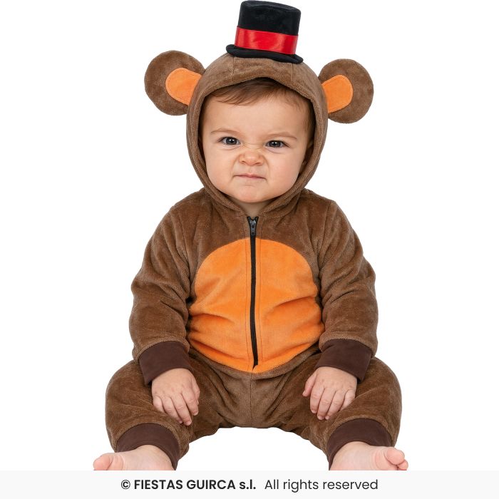 disfraz pequeño oso robot de bebé