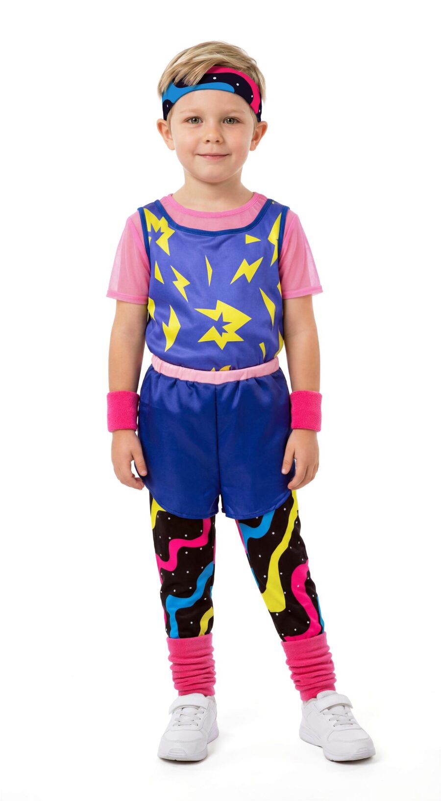 disfraz de aeróbic para niño