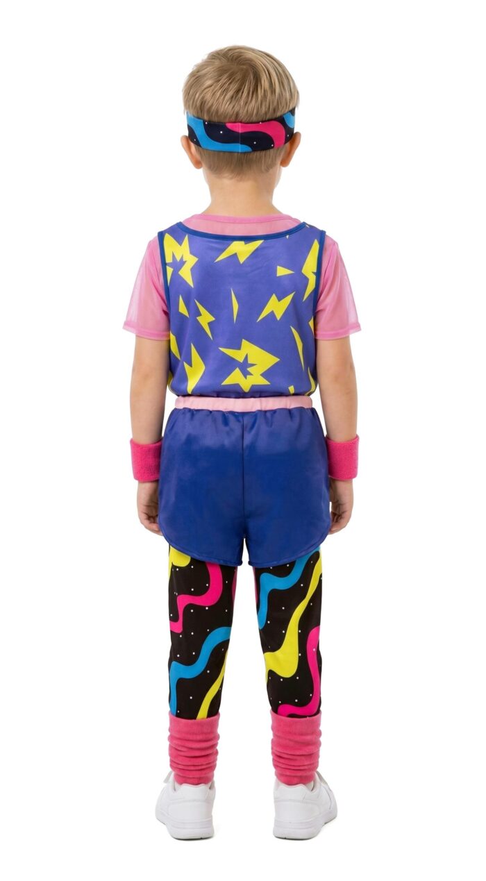 disfraz de aeróbic para niño