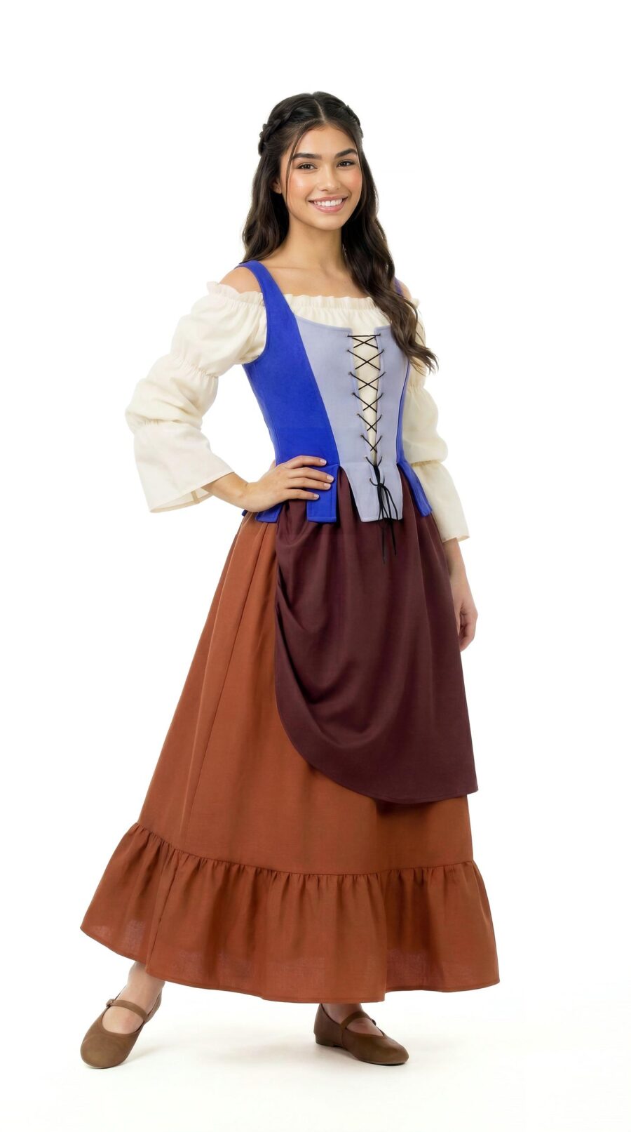 disfraz de mesonera medieval para mujer