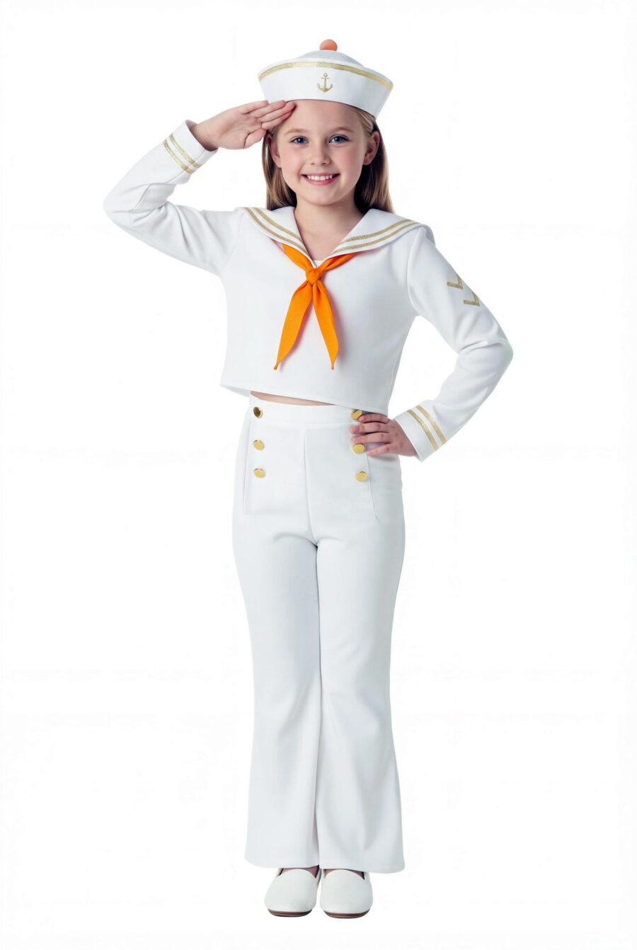 Disfraz Marinero/a Blanco Infantil