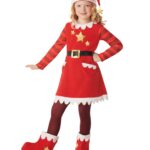 disfraz de mama noel para niña