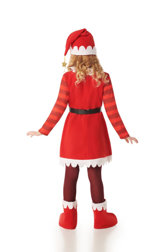 disfraz de mama noel para niña
