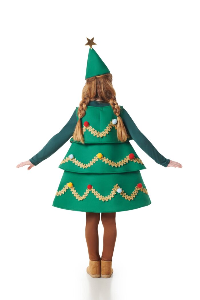 disfraz de árbol de navidad infantil