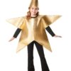 disfraz de estrella oro infantil