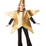 disfraz de estrella oro infantil