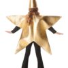 disfraz de estrella oro infantil