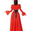 Disfraz Bruja Roja con Corset para mujer