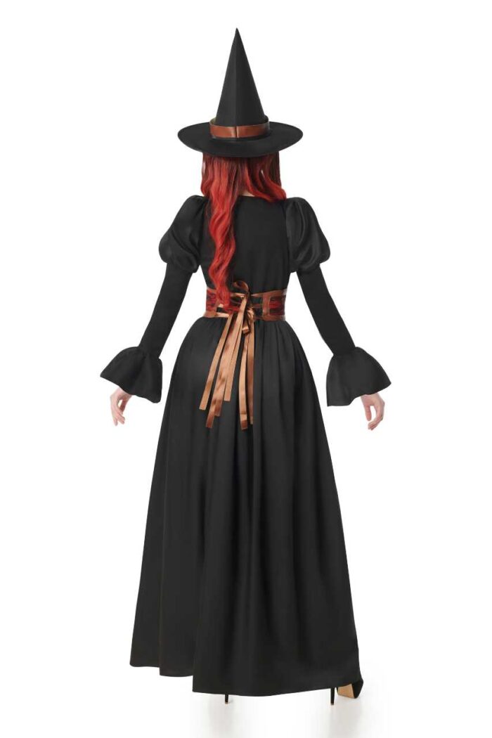 disfraz de bruja con corset para mujer
