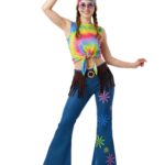 disfraz de hippie para mujer