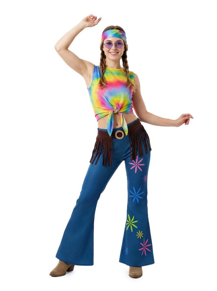 disfraz de hippie para mujer