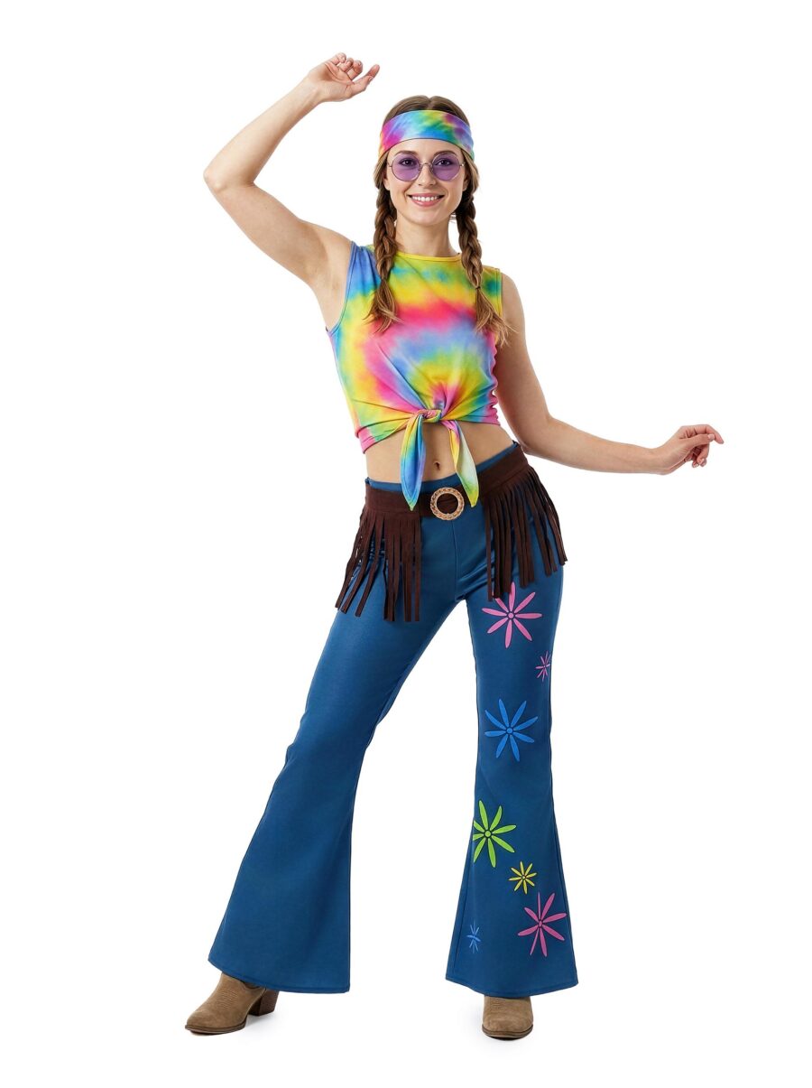 disfraz de hippie para mujer