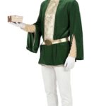 disfraz de paje verde para adulto