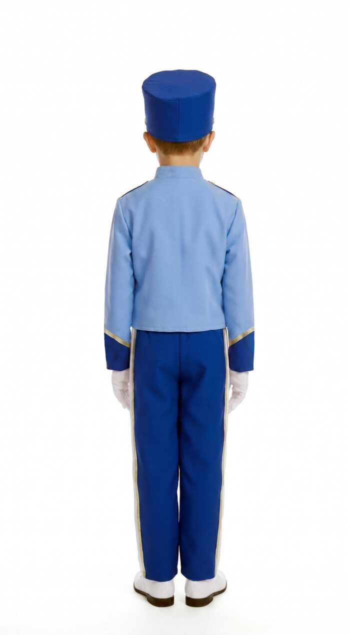disfraz de majorette azul para niño