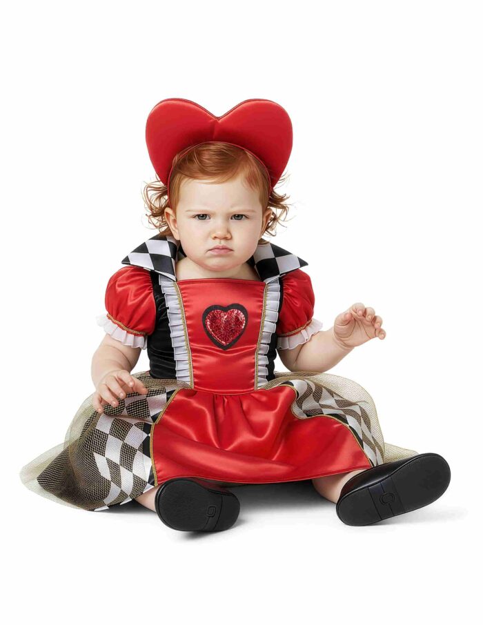 disfraz de reina de corazonez para bebé