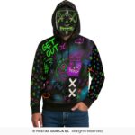 sudadera y mascara graffiti para hombre