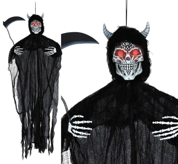 colgante de esqueleto demonio