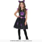 disfraz gatita morada para niña