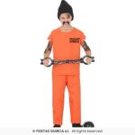 disfraz preso naranja infantil