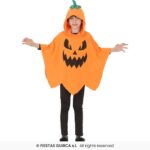 poncho de calabaza para niños