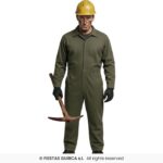 mono verde para hombre