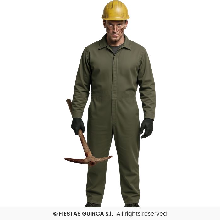 mono verde para hombre