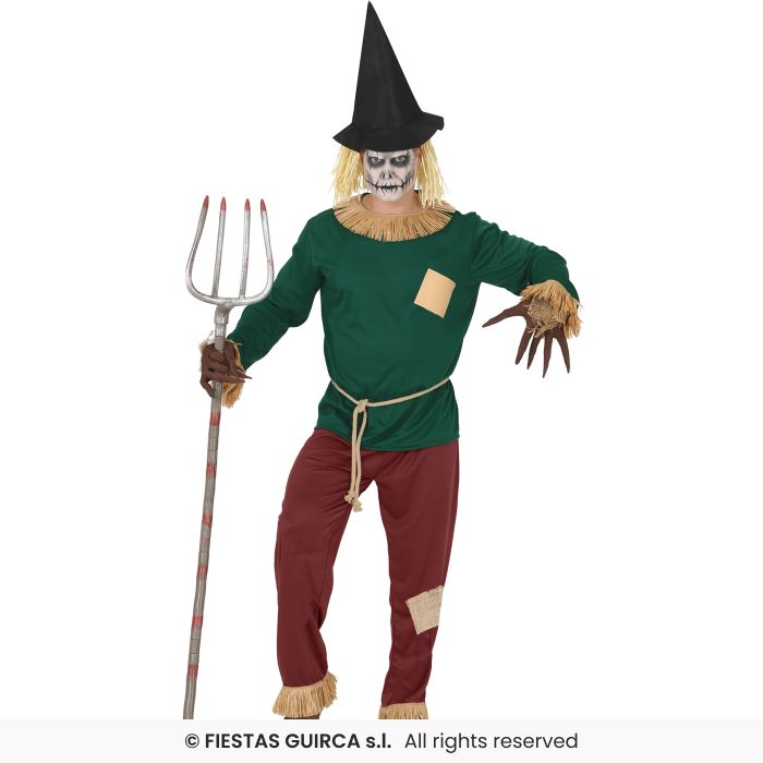 disfraz de espantapajaros de hombre