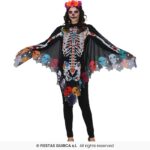 disfraz poncho de catrina para mujer