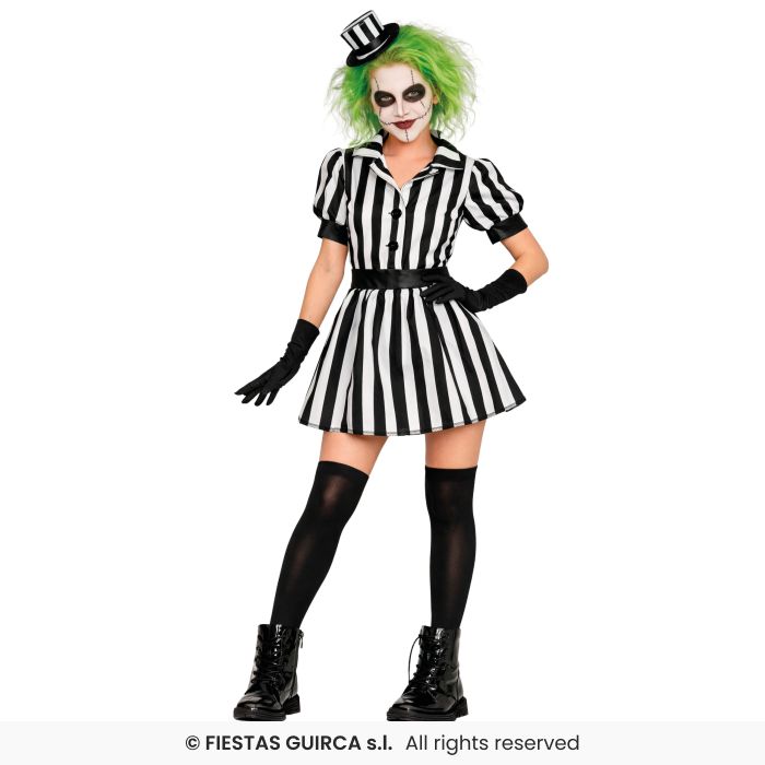 disfraz de beetlejuice para mujer