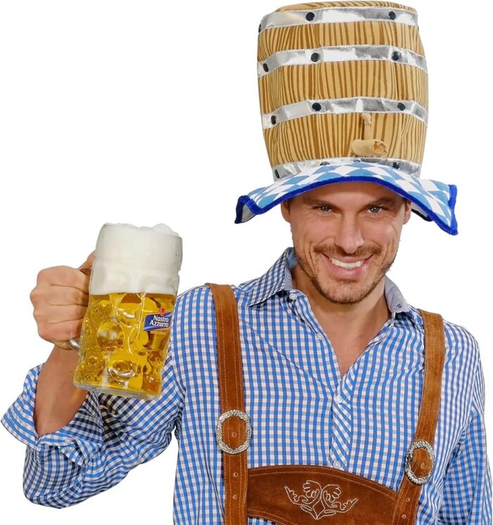 sombrero de barril para oktoberfest