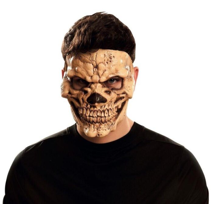 media máscara calavera