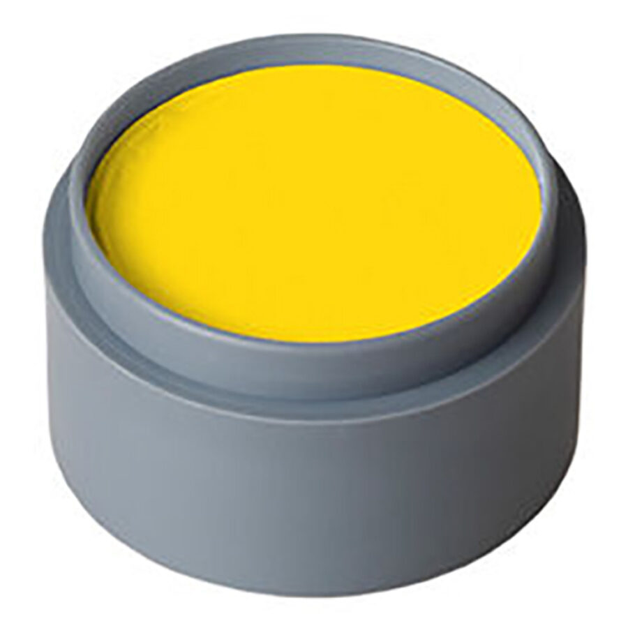 maquillaje al agua amarillo vivo Grimas